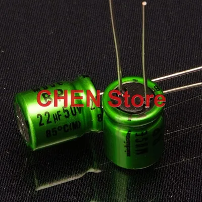 1PCS NICHICON MUSE BP ES 50V 0.47UF 1UF 2.2UF 3.3UF 4.7UF 10UF 22UF 33UF 47UF 100UF 220UF 330UF Non Polar HiFi Audio capacitor 50V22UF 10X12.5MM