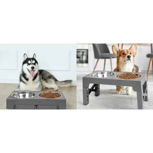 Elevated Non-Slip Dog Bowl Feeder 4