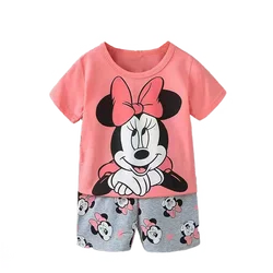 girls clothes set Short Sleeve 2pcs Tshirt+Short 1 2 3 Years Old Summer New Clothing Girls Casual Loose Thin clothes