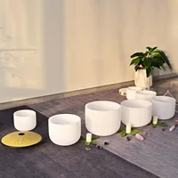 Factory Direct Sales Professional Crystal Singing Bowl Sound Therapy Meditation Decompression Relaxation Sound Therapy Bowl Set - Image 5