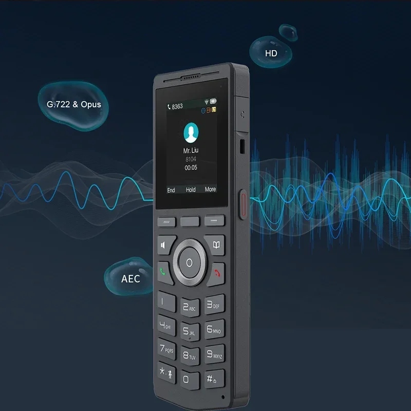LINKVIL smart Wireless WiFi SIP VoIP Protocol Audio Handheld Phone for Office Home Hotels Portable mini landline phone