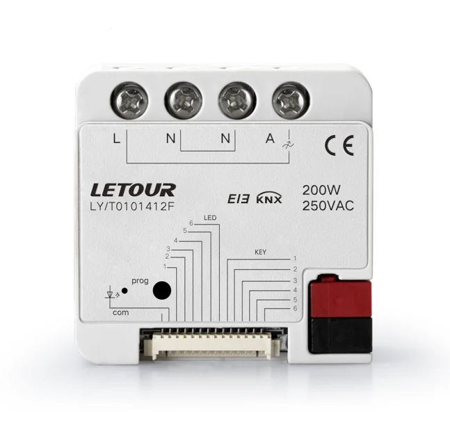 KNX DIMMER KNX/EIB Embedded 1 channel 200W dimmer driver smart light switch module Smart Hotel