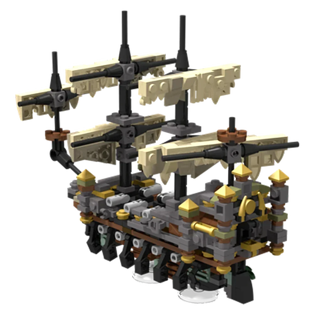 

Ekbrick MOC Mini Silent Mary 71042 пиратский корабль, модель, мини-корабль, набор строительных блоков, развивающие игрушки, DIY сборка, подарок
