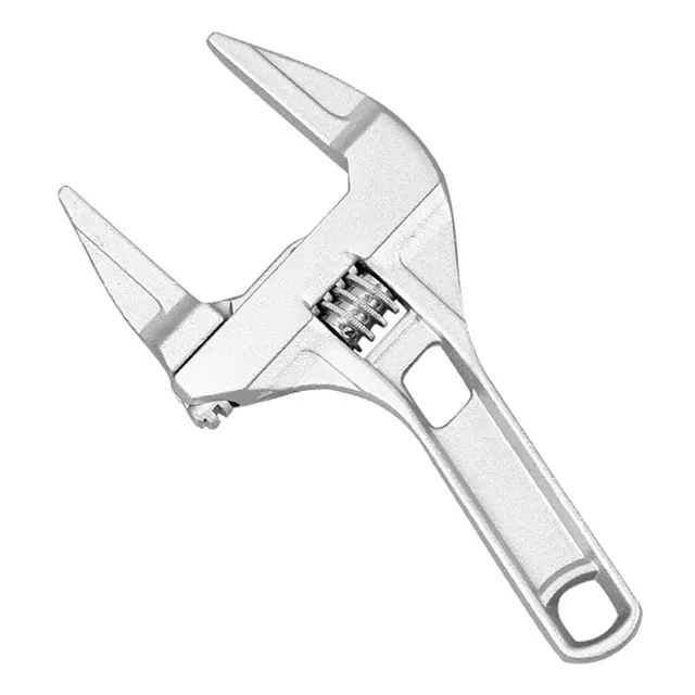 20MM Large Opening Bathroom Wrenches Adjustable Wrenches Short Handle Professional Wide Jaw
