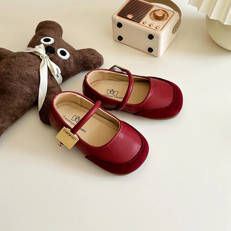 Girls Leather Shoes for Baby Spring Autumn