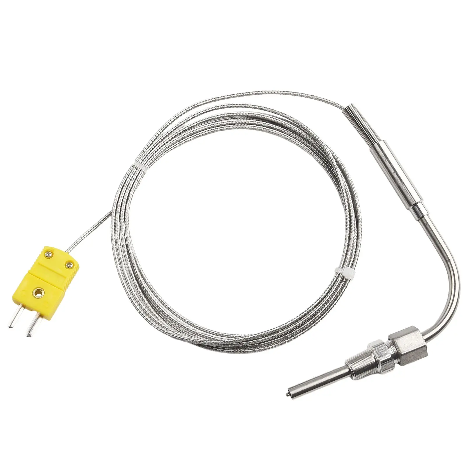2M EGT K-Typ Thermoelement Auspuff Sonde Hohe Temperatur Sensor Gewinde Test Länge Draht Multimeter Tester Linie sonde Sensor – Detail 4