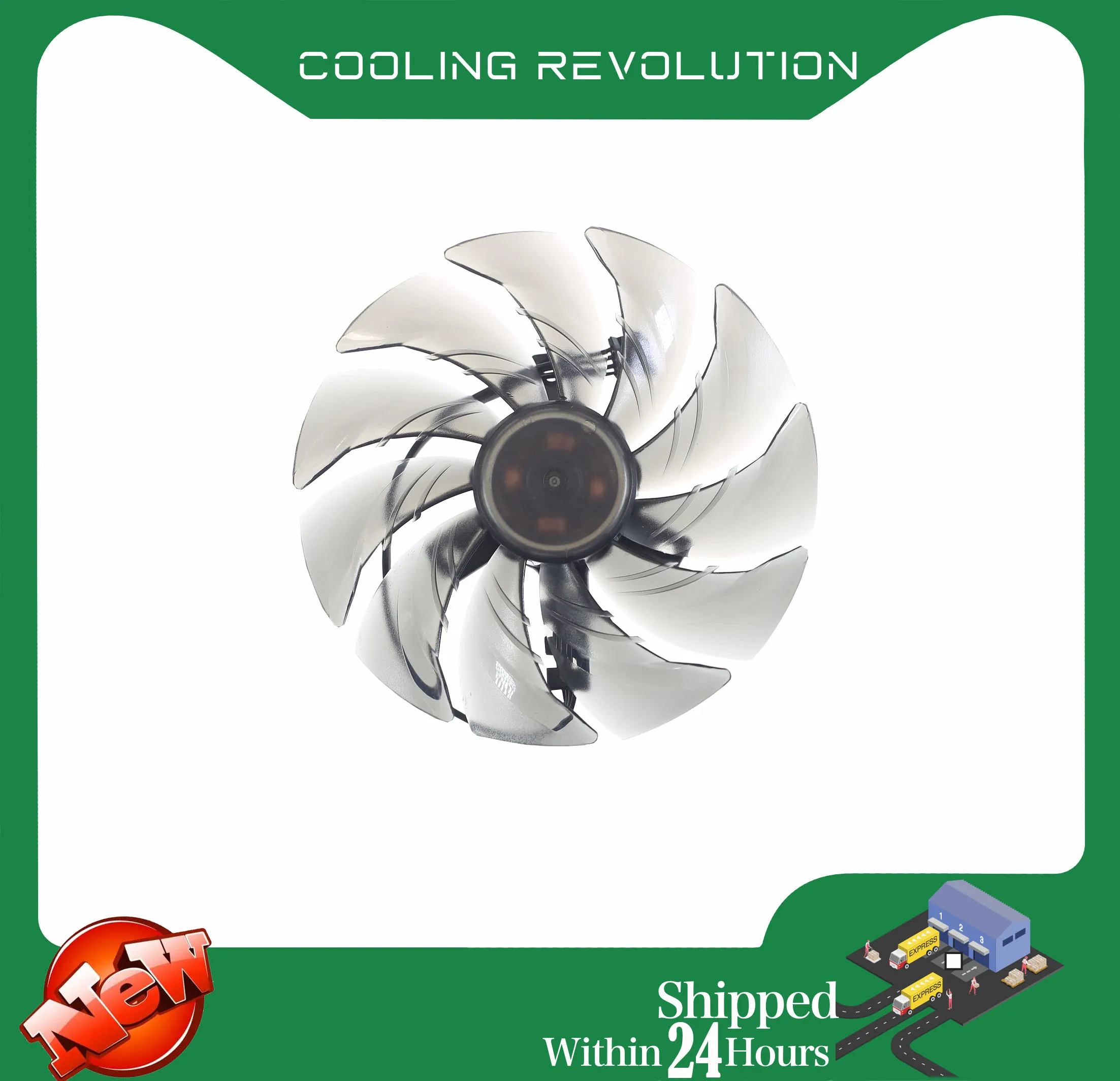 

95MM FDC10U12S9-C Graphics card fan For Asrock RX6500XT 6600 6600XT CHALLENGER
