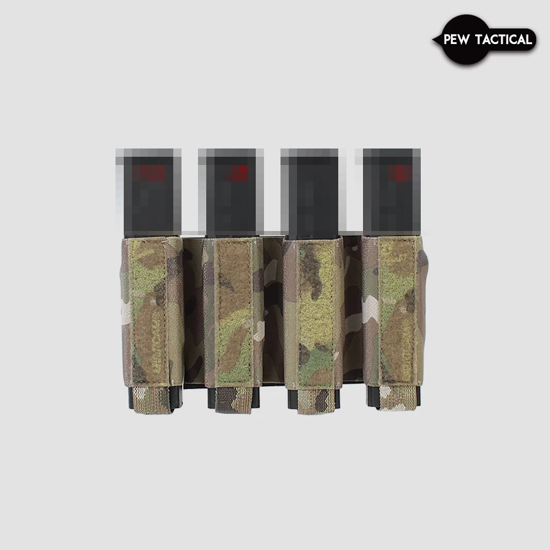 Фото PEW тактический стиль Ферро оборот-Quad SMG маленький 9 мм страйкбол MAG Glock H & K MP5 MP9 ARP9 MI16 №2
