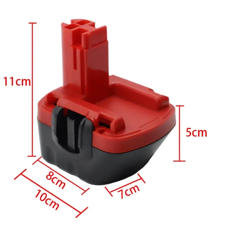 Per batterie per utensili Bosch 9.6V 12V 14.4V 18V Nichel-cadmio Alloggiamento batteria idruro metallico, Alloggiamento custodia in plastica per batteria - immagine 2