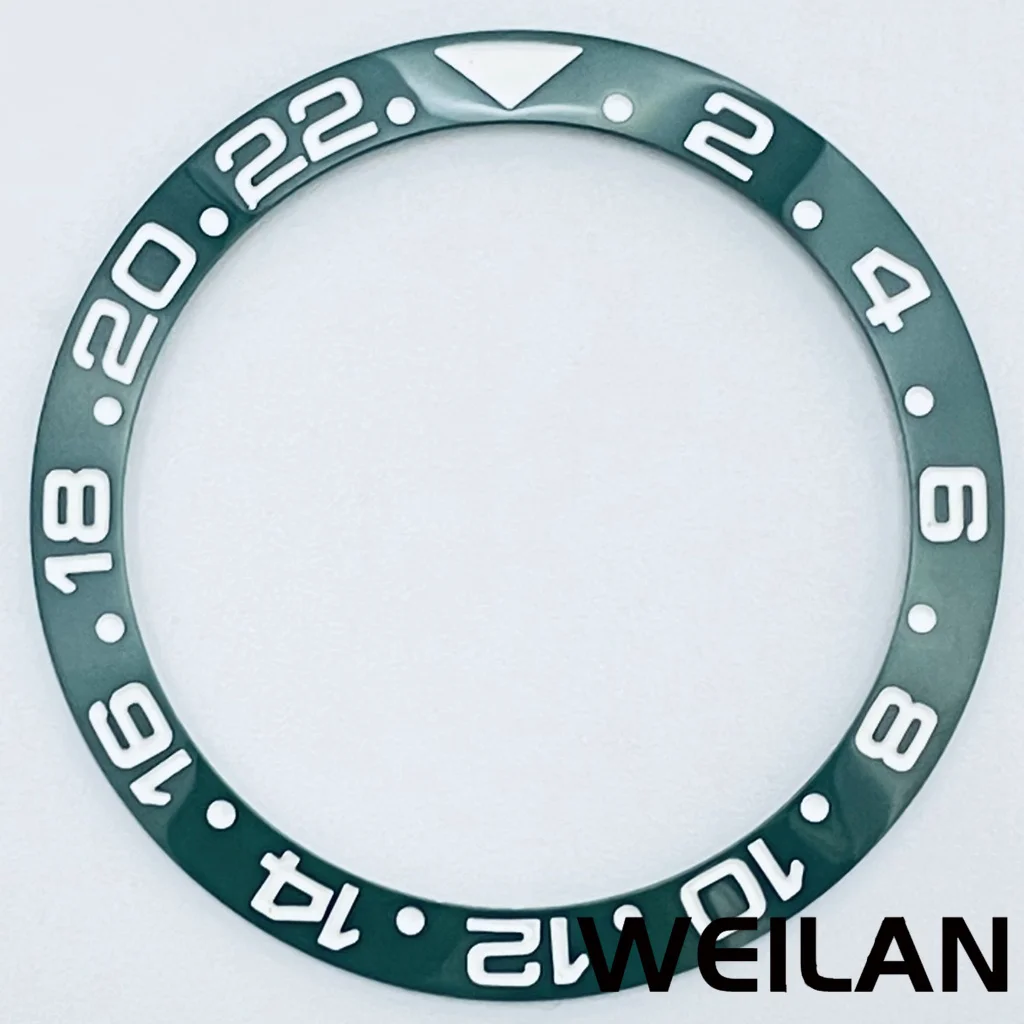 Ceramic & Aluminum GMT Diver-Style Bezel Insert for 40mm Cases - Premium Diving Accessory
