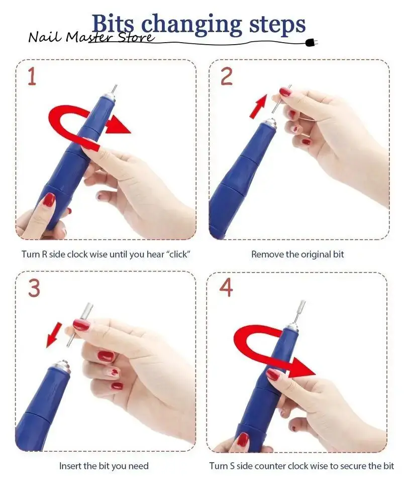 Strong 105L Micro Motor Pen For Strong 210 Electric Nail Drill Handle Manicure Machine Set Tool Polishing Handpiece Equipment 4