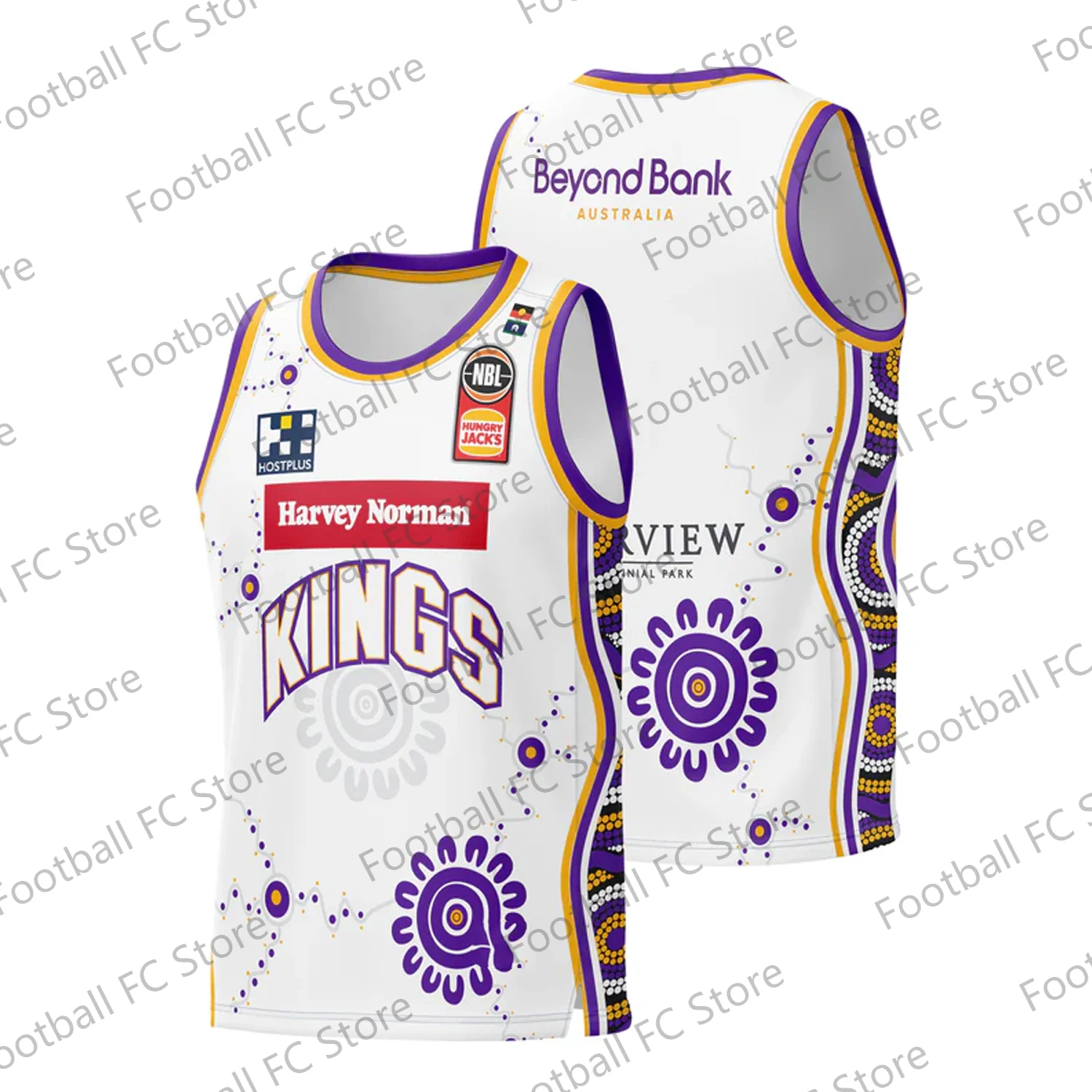 Australia Sydney Kings 23/24 Vest Jersey T-shirt Tank Tops For Adult Kids kids clothing set