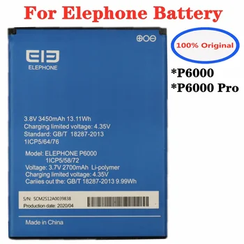 New 2700mAh P6000Pro Original Battery For Elephone P6000 Pro / Elephone P6000 Phone Battery High Quality Replacement Batteries