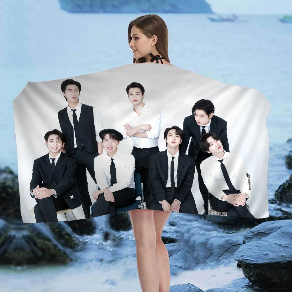Dynamite Kpop Boys Big Microfiber Beach Towels Quick Dry Towel Sand Beach Towels Pool Towel For Travel Swim Pool Yoga