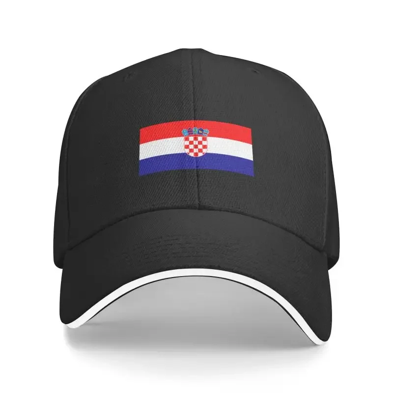 

Fashion Flag Of Croatia Baseball Cap for Men Women Personalized Adjustable Adult Dad Hat Hip Hop