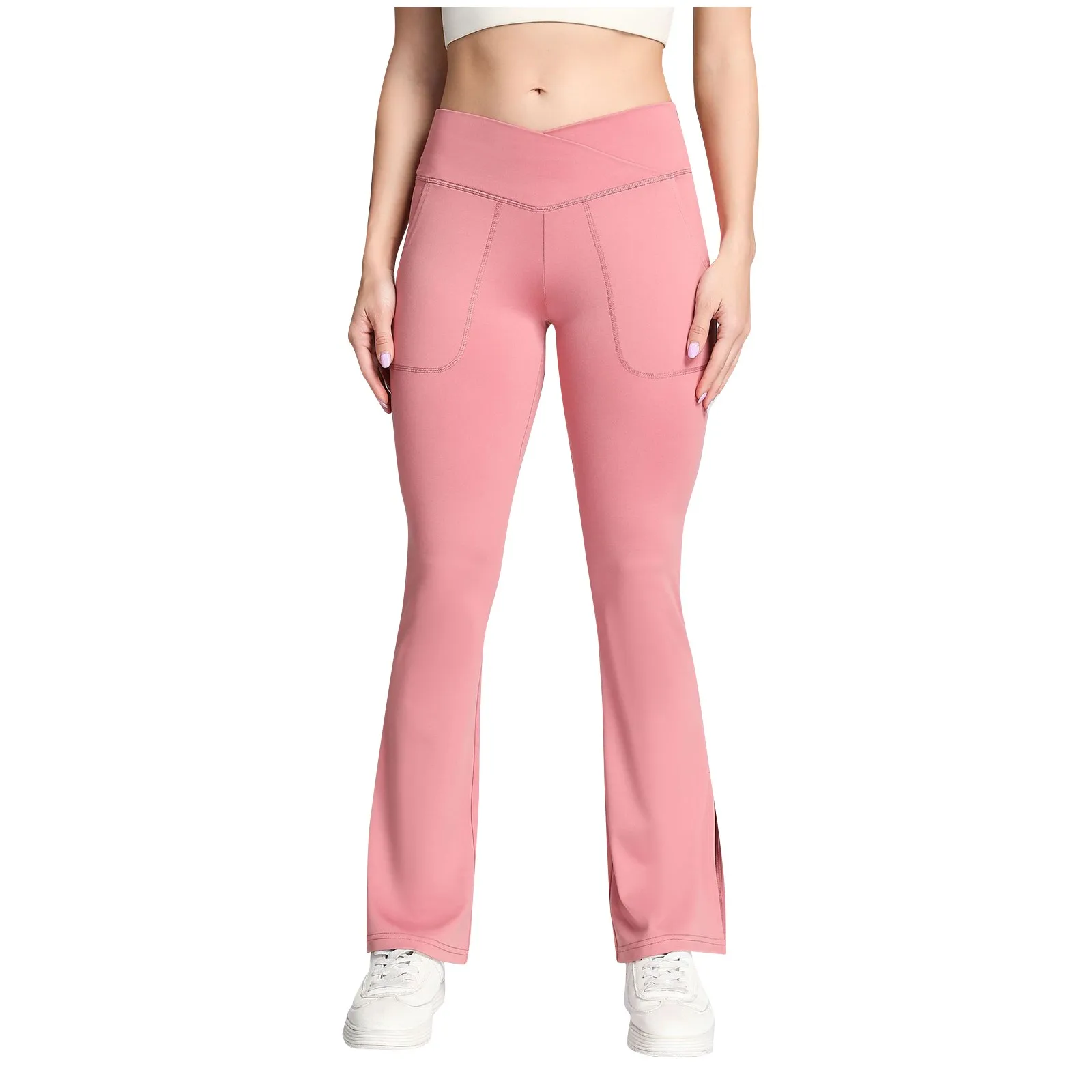 

Flare Pants Women Yoga Pants Super Stretchy High Rise Flared Pant Leggings Workout Gym Running Sportwear Female