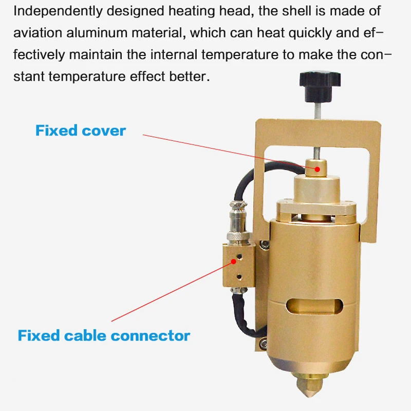 반자동 히터 접착제 디펜서 기계, PUR 핫멜트 접착제 HZ-30CC, 수동 디펜서 500W