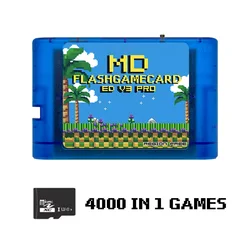 Mega Drive Ultimate Gaming Collection with Pre - Loaded Classics (Blue)