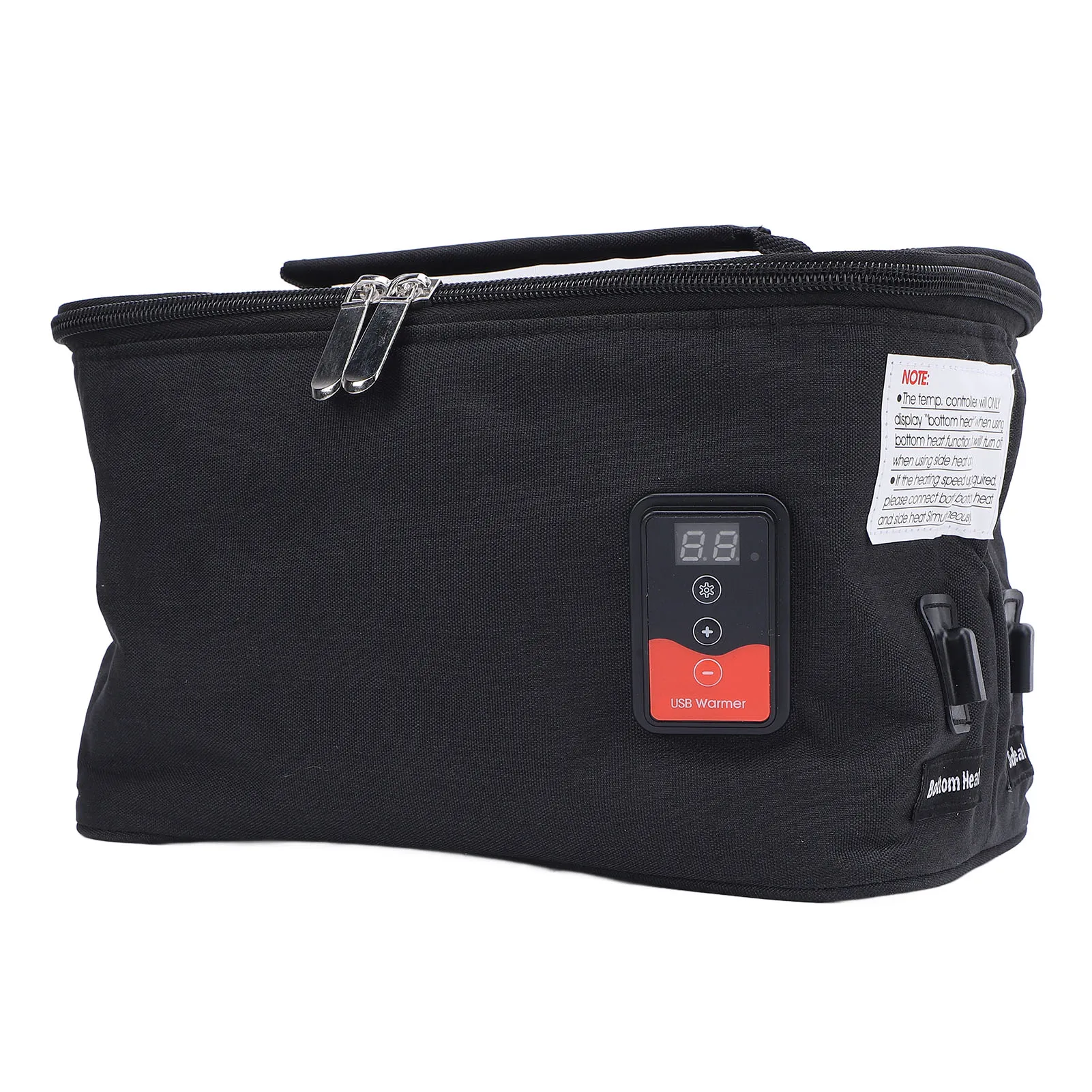USB Food Warmer Bag Multifunctional Car Baby Bottle Warmer Bag Adjustable Temperature Portable Insulation Bag for Outdoor 4