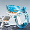 Fully Automatic High Pressure Electric Shark Water Gun Toy Continuous Spray Large Capacity Water Blaster Birthday Gift for Kids 2