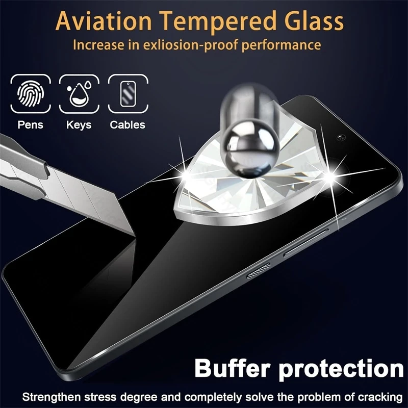Premium Privacy Tempered Glass Anti-Spy Screen Protector (2-Pack) - Advanced Anti-Peeping Technology