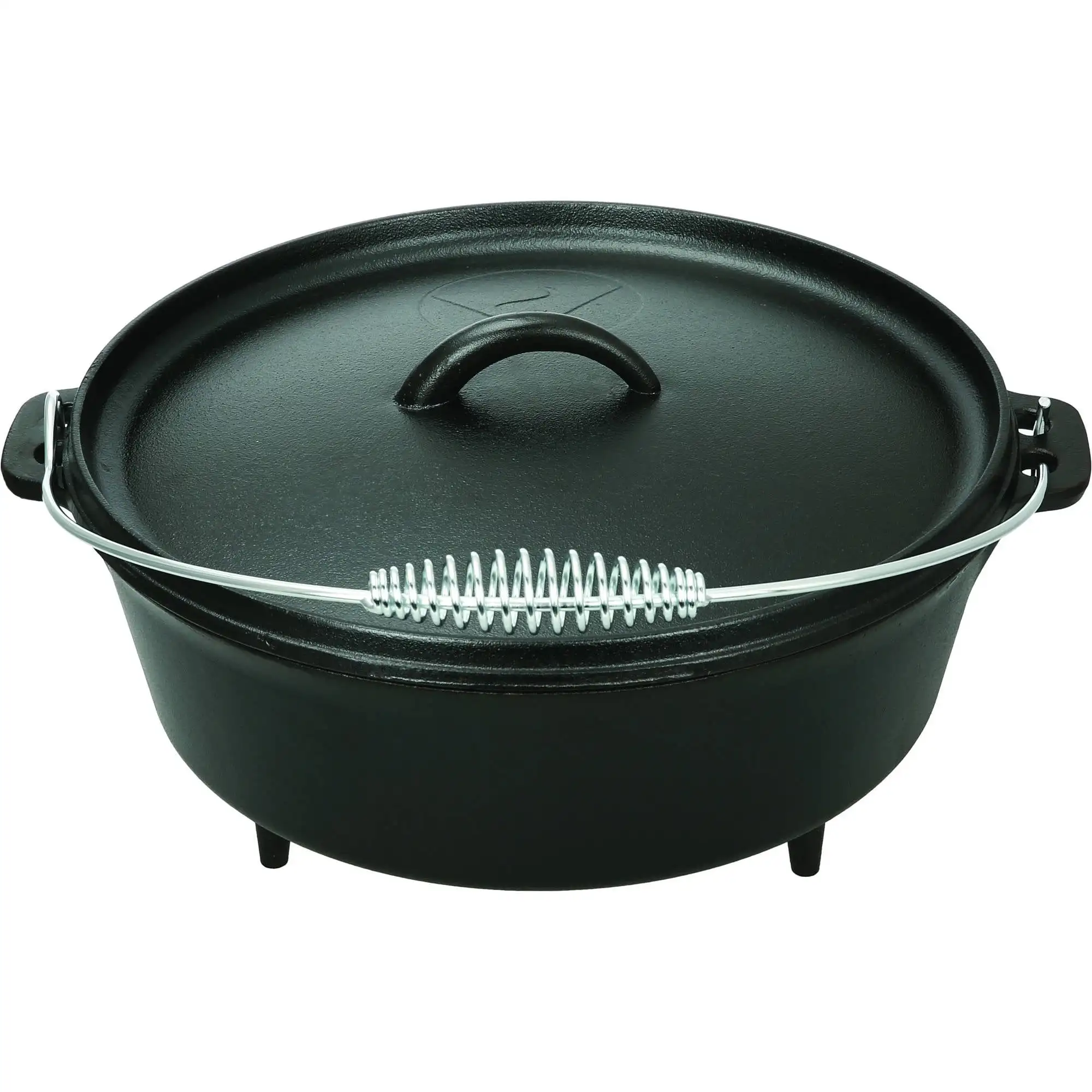 

Ozark Trail 5-Quart Cast Iron Dutch Oven with Spiral Bail Handle