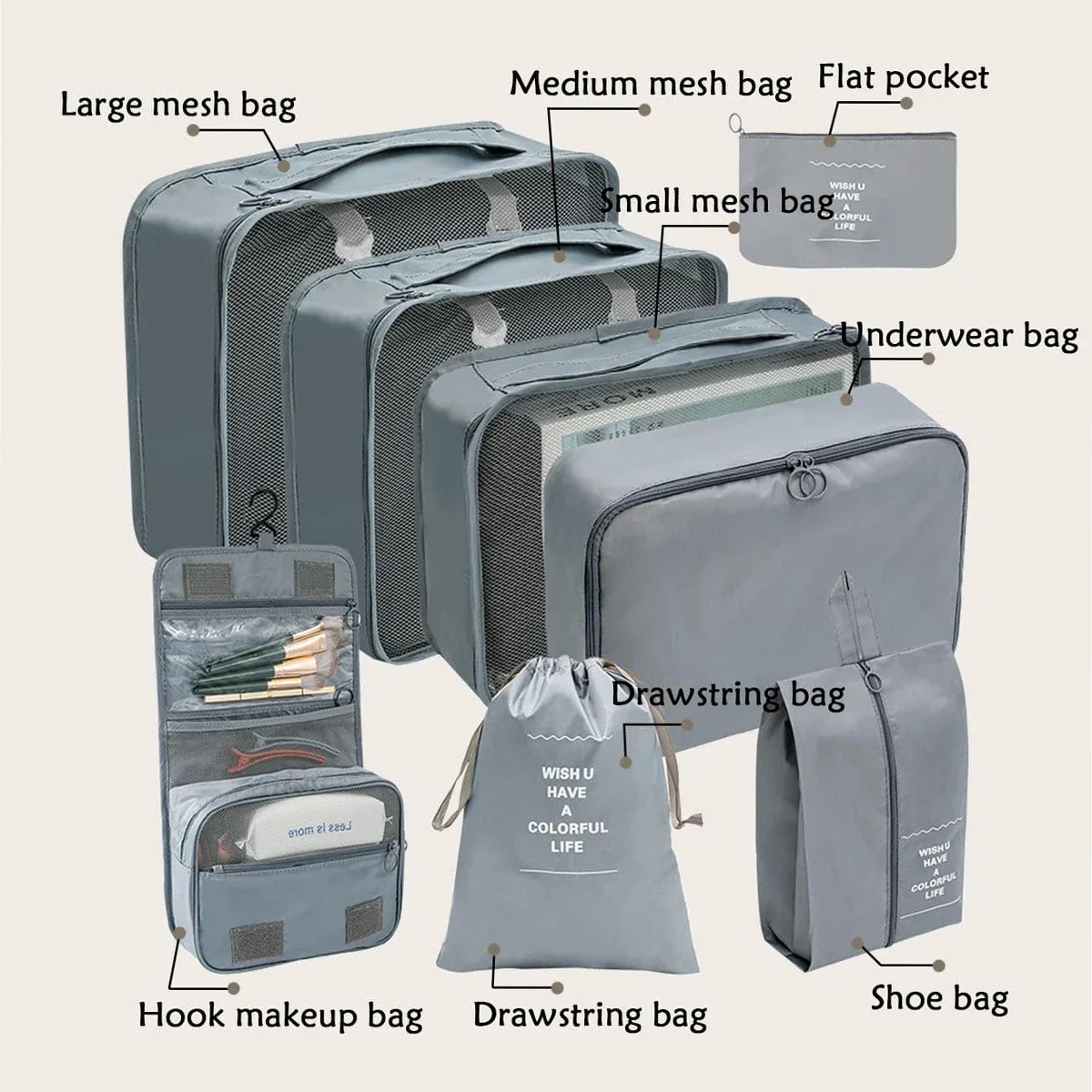 Suitcase Storage Bag Portable Organizer Luggage