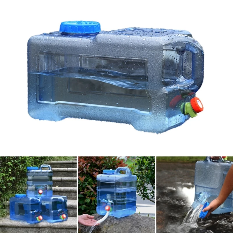 5 L/10 L/15 L Zusammenklappbarer Faltbarer Wasserkrug, Auslaufsicherer  Wasserbehälter Outdoor Camping Wandern Tragbarer Überleben Wassereimer, Sparen Geld Temu