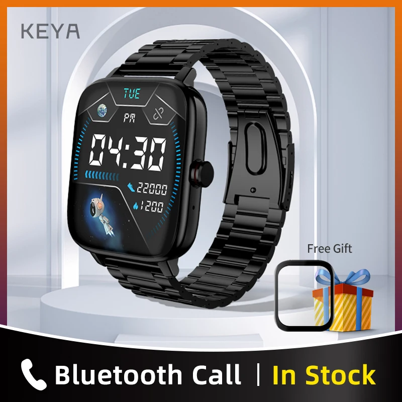

Смарт-часы KEYA для мужчин, Bluetooth, водостойкие, IP67, для Android и iOS