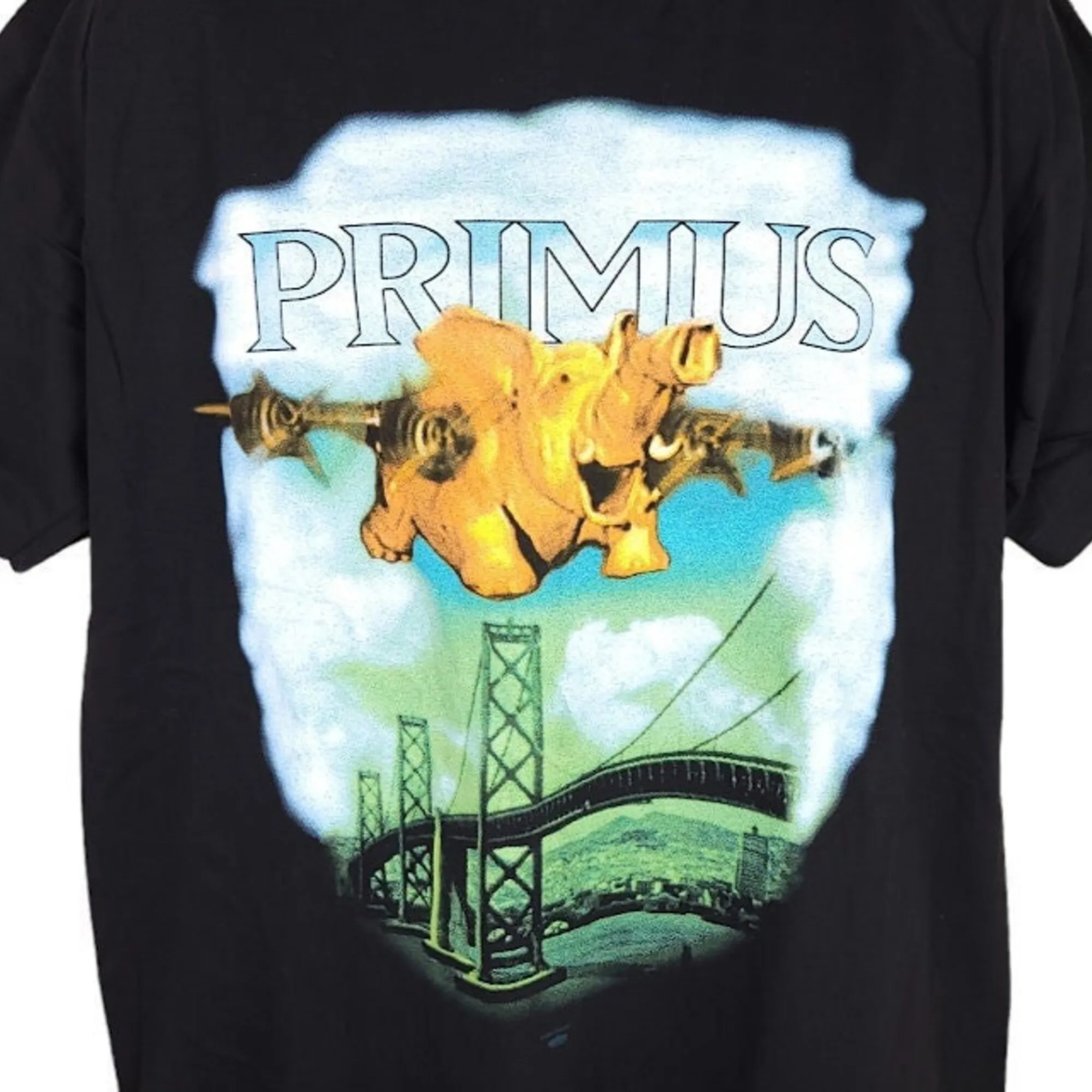 Primus T Shirt Vintage 90S 1996 Southbound Pachyderm Tour Made In Usa Taglia Uomo Large