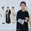 Kids Jilbabs 2 Piece Set Kaftan Islamic Dubai 2024 Abaya Muslim Dresses Women Moslim Kleding Voor Vrouwen Robe Femme Musulmane