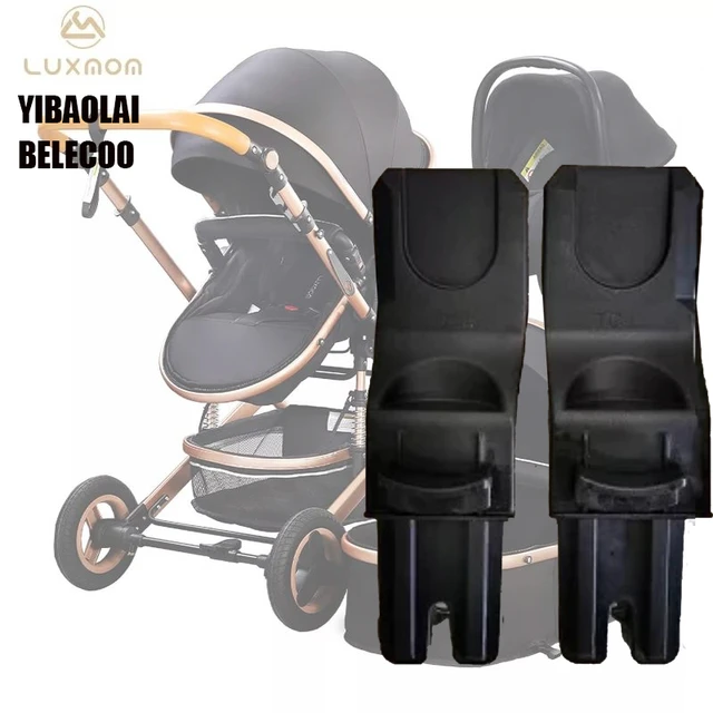 Belecoo-Adaptateur de siège auto 3 en 1 pour poussette bébé