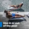 Pool Lounger, Waterproof Patio Furniture, Pool Lounge Chair for Sun Shelf, Use in Pools with  Shelves Up to 9-Inches Deep 4