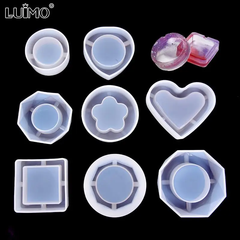 1PC Silicone Mold Ashtray Epoxy Resin DIY Jewelry Making Mould Handmade Craft Tools 1box mix natural mini seashell beach craft decor conch corn screw epoxy resin mold filling material for diy jewelry making tools
