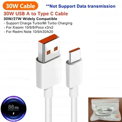 Xiaomi High-Speed 120W USB Type-C Turbo Fast Charging Cable for 1m (30W C to A)