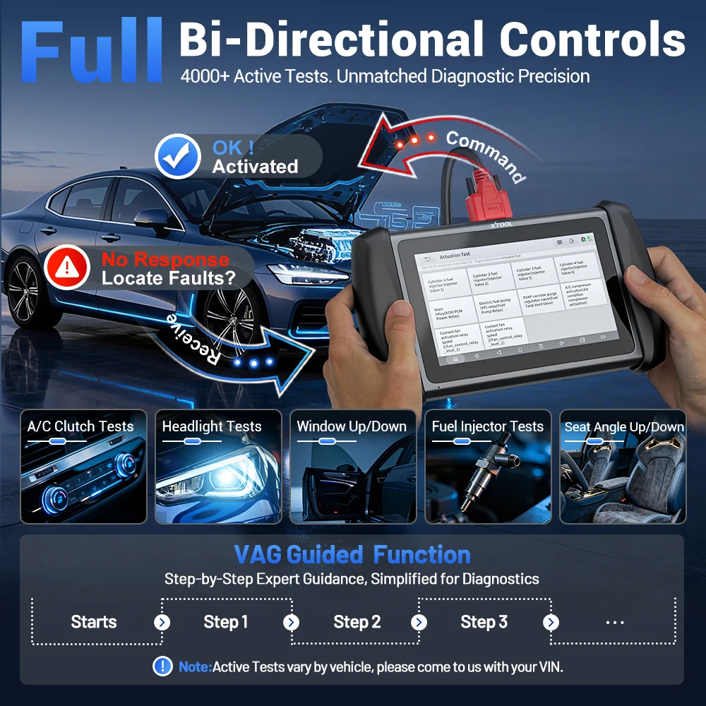 XTOOL InPlus IK618 V2.0 IMMO مفتاح مبرمج جميع المفاتيح المفقودة أدوات برمجة المفاتيح obd2 أدوات تشخيص أنظمة السيارة مع KC100