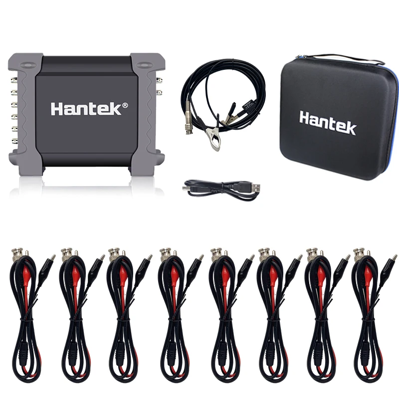 Digital Oscilloscope Hantek 1008C 8 Channels Programmable Generator 1008C Automotive Oscilloscope Portable Digital PC Storage Automotive Oscilloscope