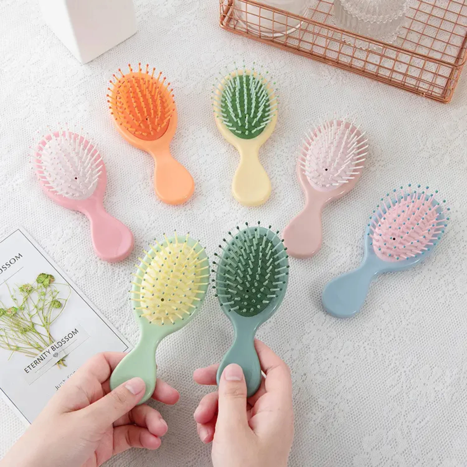 Cute Kids Candy Color Anti-static Air Cushion Hairbrush Massage Comb Scalp Brush Gentle Scalp Massage with Airbag Combs