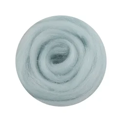 Large 50g Wool Felt Package, Soft and Smooth, Imported from Queensland, Australia, Premium Quality for Needle and Wet Felting (60 snow and ice)