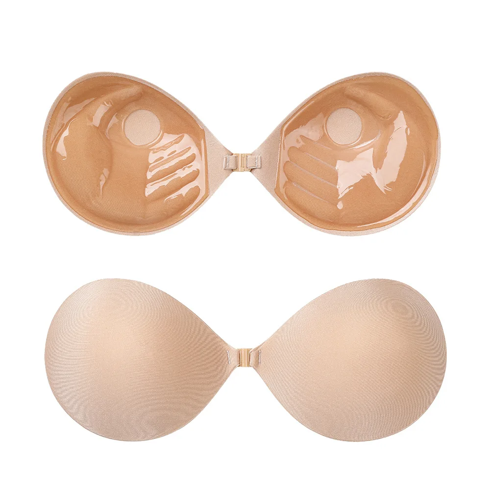 Invisible Strapless Adhesive Stick Bra For Women Push Up Summer Chest Stickers Lift Up Nude Cover Bra Silicone Pad Sexy Breast