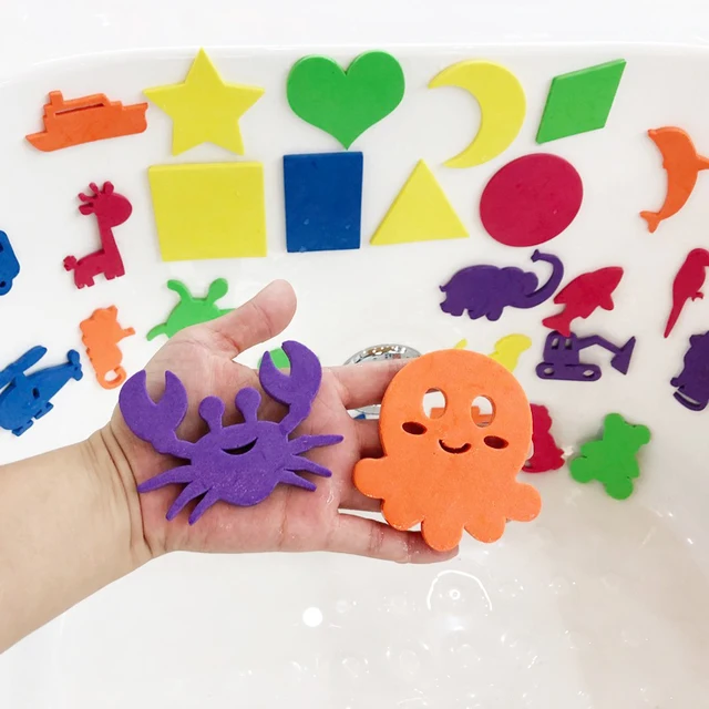 Letter Puzzle Bath Toys For Kids Baby Water Game Early Educational Learning Toys For Children 2 Years Bath Toys For Kid Bathroom 6
