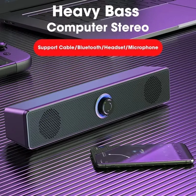 Portable Wireless Bluetooth Soundbar Speaker