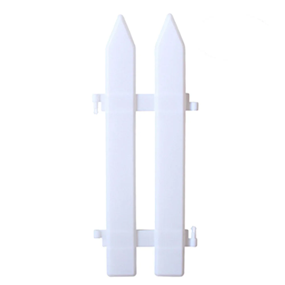 

Christmas Tree Ornaments Fence Decorations Picket Mini 12pcs Fairy Garden White