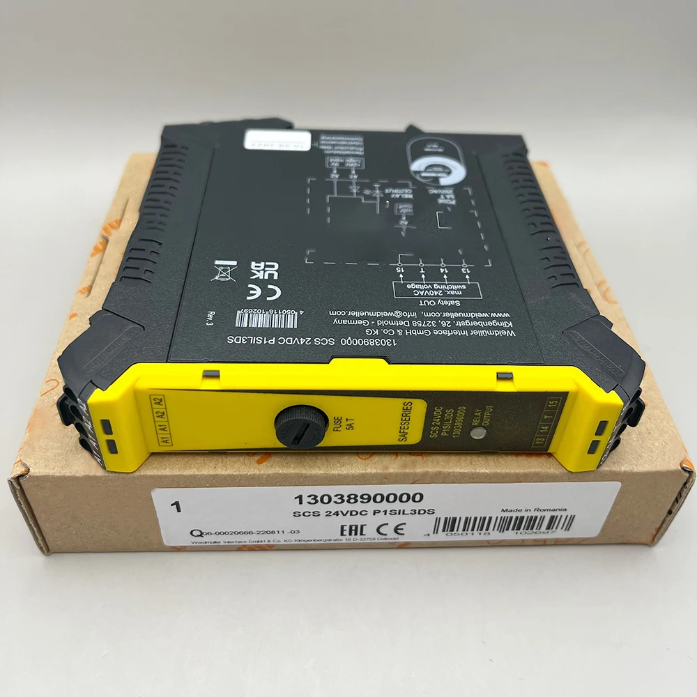 1303890000 For Weidmuller SAFESERIES Safety Relay SCS 24VDC P1SIL3DS 1 1303890000 For Weidmuller SAFESERIES Safety Relay SCS 24VDC P1SIL3DS