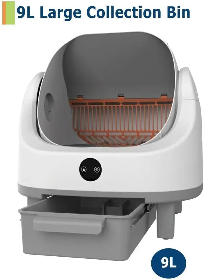 Automatic Self-cleaning Cat Litter Box With App & Safety Sensors_voghion.com