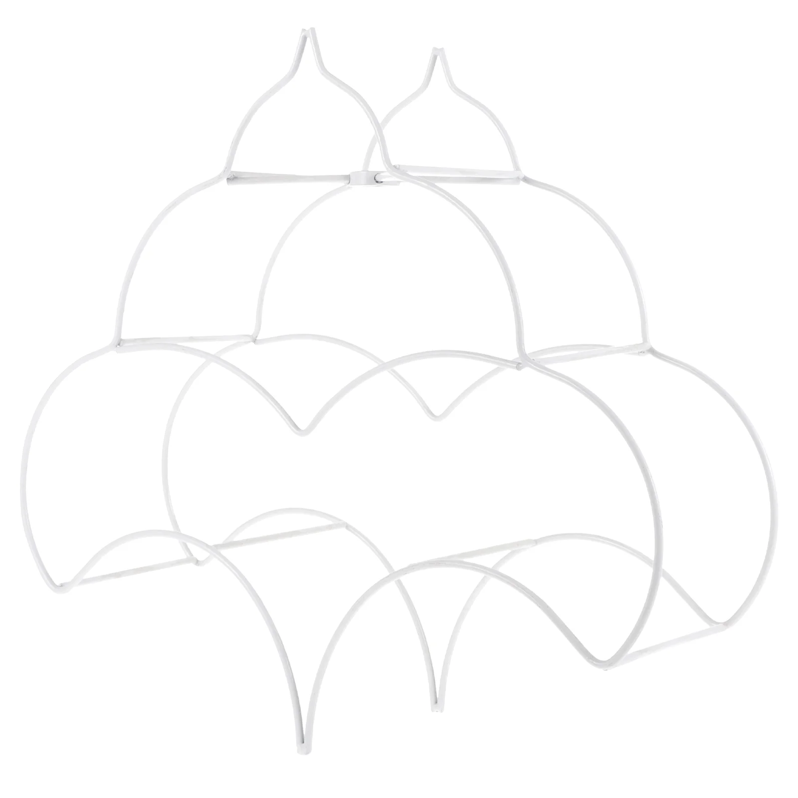 

Shaped Light Stand Table Lights Frame Shade Racks Lampshade DIY Supplies Holder Frames Round