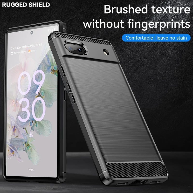 

Противоударный удобный резиновый чехол для google pixel 6A Pixel6a Matte Feeling