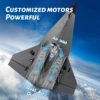 SR72 RC Plane 2.4G 4CH RC Fighter With Concealed Culvert Design FX9672 RC Airplane Powerful Motors RTF Aircraft Boys Toys 3