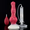 Ejaculation Dog Dildo with Sucker Animal Big Knot Penis Anal Plug Sex Toys for Couple Silicone Squirting Penis Adult Products 1