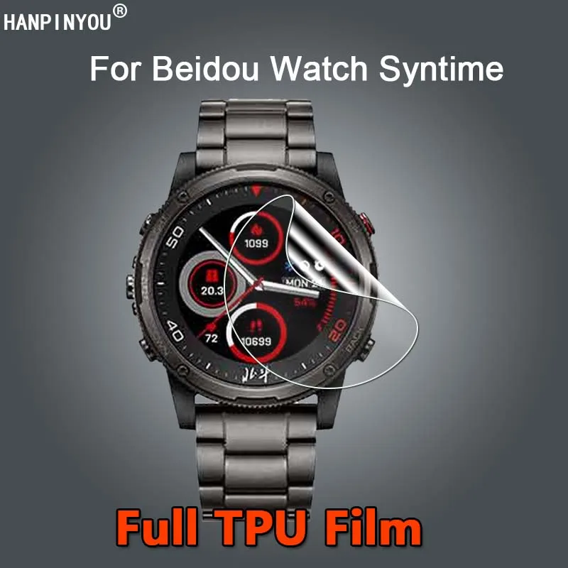 Per Beidou Watch Syntime Smartwatch Ultra Clear Slim Riparabile Soft Tpu Hydrogel Film Screen Protector-Non Vetro Temperato